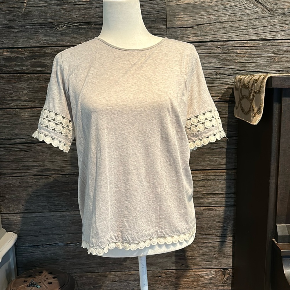 J. Crew embellished tee